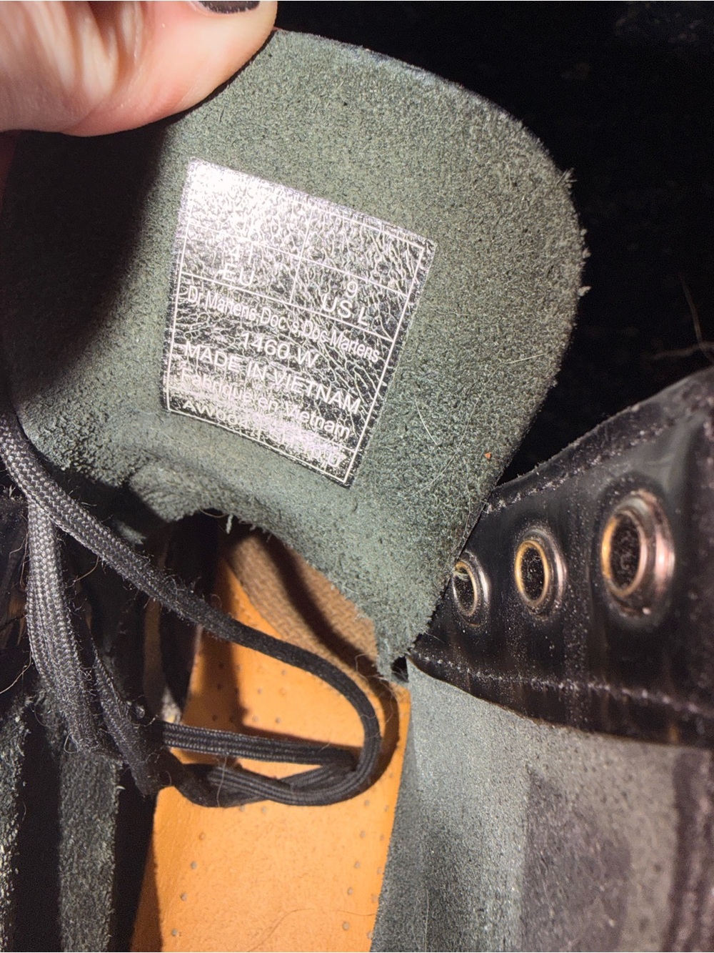 Dr. Martens Black Leather Lace-Up Boots - Picture 2 of 5